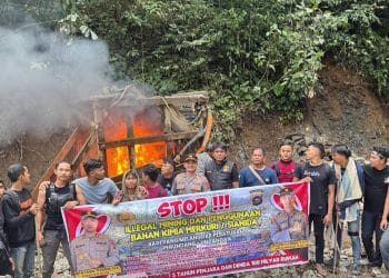 Operasi Tambang Ilegal di Solok Bocor, Alat Berat Raib Sebelum Polisi Datang
