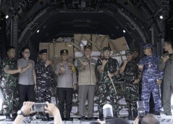 24 Ton Bantuan Presiden Tiba di Sumbar