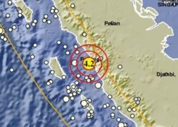 Gempa 4.2 Guncang Pesisir Selatan Sumbar, Tidak Ada Korban
